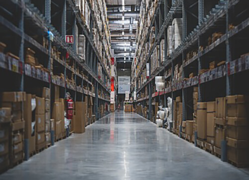 智慧倉儲中的貨架